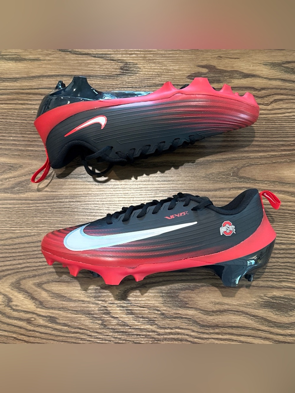 Nike Vapor Speed 3 Ohio State Buckeyes Football Cleats IB4039-003 - WIDE